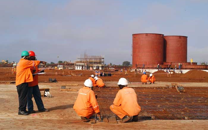 Mining engineers make plans at African Barrick's Buzwagi mine in Tanzania. Source: African Barrick