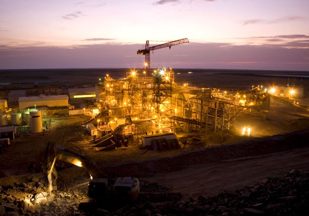 The plant at Kinross' Tasiast gold mine in Mauritania. Source: Kinross Gold