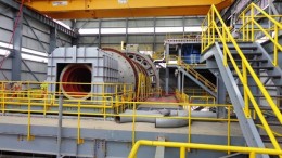 A ball mill at Tahoe Resources' Escobal silver mine in Guatemala. Source: Tahoe Resources