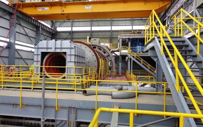 A ball mill at Tahoe Resources' Escobal silver mine in Guatemala. Source: Tahoe Resources