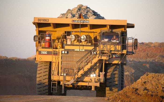 A truck filled with ore at Gold Fields' St Ives gold mine in Western Australia. Source: Gold Fields