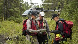 Exploration personnel at Detour Gold's Detour Lake gold project in Ontario. Source: Detour  Gold