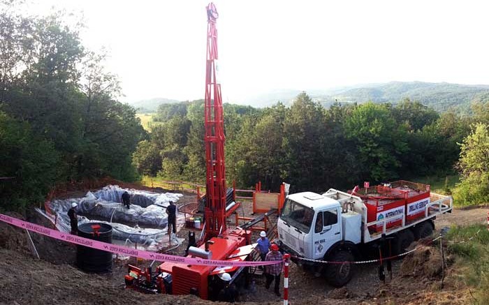 Drillers at Mundoro Capital's Borsko Jezero copper-gold property in northeastern Serbia. Source: Mundoro Capital