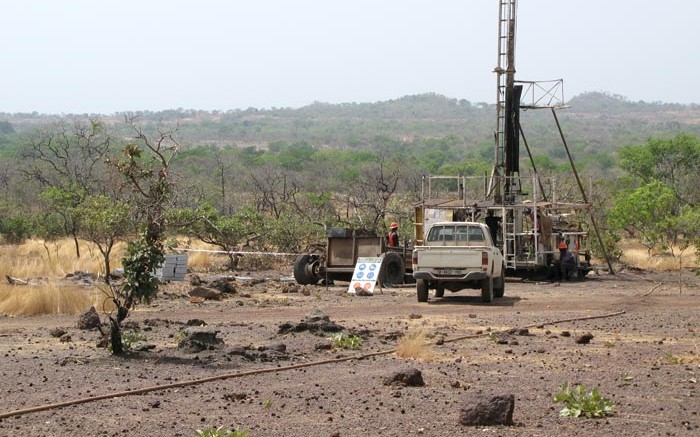Drilling in search of uranium near Falea in western Mali, about 20 km north of the country's border with Guinea (2008). Source: Rockgate Capital