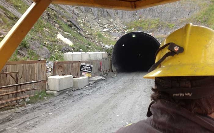 A portal at Alexco Resource's Bellekeno silver mine in the Yukon. Photo by Matthew Keevil.