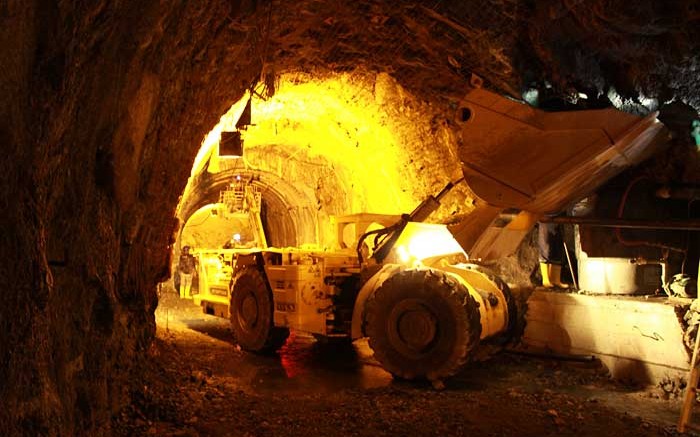 Workers and equipment inside the Higabra Valley access tunnel at Continental Gold's Buritica gold project in Colombia. Source: Continental Gold