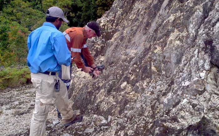 Exploration staff collecting samples at WCB Resources' Misima Island gold-silver project, 630 km southeast of Port Moresby, Papua New Guinea. Source: WCB Resources