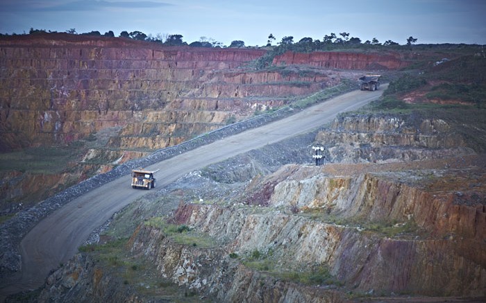 Iamgold's Rosebel gold mine in northeastern Suriname's Brokopondo district. Credit: Iamgold