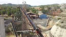 Historic processing facilities at Solid Resources' Cehegin iron-ore property in southeastern Spain. Credit: Solid Resources