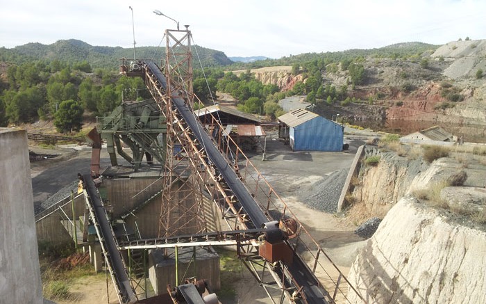 Historic processing facilities at Solid Resources' Cehegin iron-ore property in southeastern Spain. Credit: Solid Resources