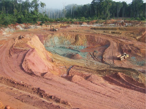 Sandspring Resources'  Toroparu gold project in Guyana. Credit: Sandspring Resources