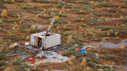 Drilling at KWG Resources and Cliffs Natural Resources' Big Daddy chromite deposit in Ontario's Ring of Fire camp in 2009. Credit: KWG Resources