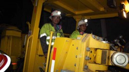 Underground workers at Tahoe Resources' Escobal silver mine in Guatemala. Credit: Tahoe Resources