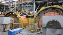 Grinding mills at Trevali Mining's Santander zinc mine in Peru. Credit: Trevali Mining