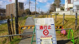 Post-Fukushimi nuclear-disaster radiation hotspot in Kashiwa, Japan, in February 2012. (Credit: , Abasaa, Wikimedia Commons)