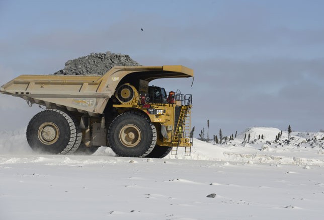 A truck at the Detour Lake gold mine. Credit: Detour Gold