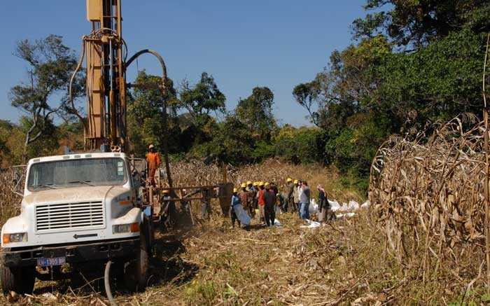 Before the lawsuits: A drill site at El Nino Ventures' Kasala copper project in the Democratic Republic of the Congo. Credit: El Nino Ventures