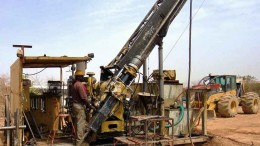 Drillers at Orezone Gold's Bombor gold project in Burkina Faso. Credit: Orezone Gold
