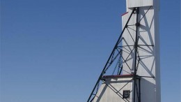 The historic headframe at Premier Gold Mines' Trans-Canada gold project in northwestern Ontario. Credit: Premier Gold Mines