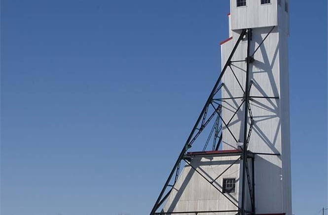 The historic headframe at Premier Gold Mines' Trans-Canada gold project in northwestern Ontario. Credit: Premier Gold Mines
