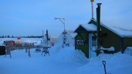 The exploration camp at Virginia Mines' Coulon copper-zinc-lead-silver project in Quebec's James Bay region. Credit:  Virginia Mines