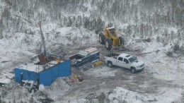 A drill site at NexGen Energy's Rook 1 uranium property on the southwestern edge of the Athabasca basin in northern Saskatchewan. Credit: NexGen Energy