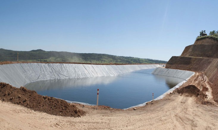 A raw water pond at MBAC Fertilizer's  Itafos Arraias project in Brazil. Credit: MBAC Fertilizer