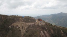 A drill site at Pershimco Resources' Cerro Quema gold project in southwestern Panama. Credit: Pershimco Resources