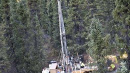 A drill rig at NovaCopper's Bornite copper project in northwestern Alaska. Credit: NovaCopper