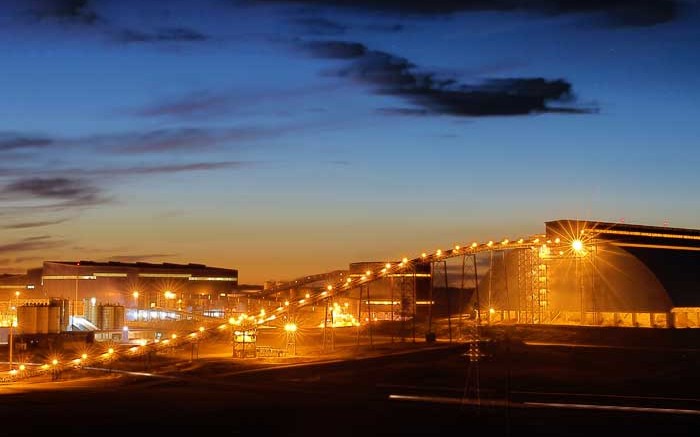 Processing facilities at Turquoise Hill Resources' Oyu Tolgoi copper-gold mine in Mongolia, 80 km north of the Mongolia-China border. Credit: Turquoise Hill Resources