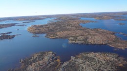 Nighthawk Gold's Indin Lake gold property in the Northwest Territories. Credit:   Nighthawk Gold