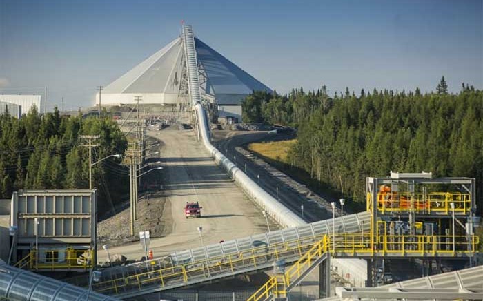 Processing facilities at Osisko Mining's Canadian Malartic project in Quebec.  Credit: Osisko Mining