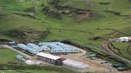 The camp at  Glencore Xstrata's Las Bambas copper project in Peru. Credit:  Glencore Xstrata