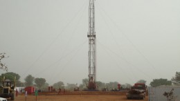 Construction at the Mangara oil fields in Chad. Credit: Caracal Energy