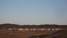 The camp at Kincora Copper's Bronze Fox copper-gold project in southeast Mongolia. Credit: Kincora Copper