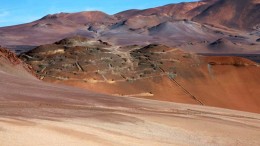 Goldrock Mines' Lindero gold project in northwest Argentina's Salta province.  Credit: Goldrock Mines