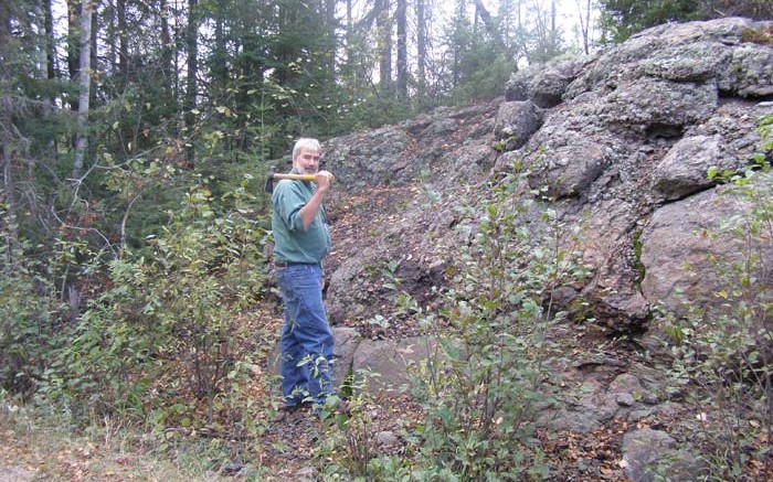 Duluth Metals senior vice-president of exploration Dean Peterson at the Twin Metals polymetallic project in Minnesota. Credit: Duluth Metals