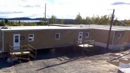 The camp at Arianne Phosphate's Lac  Paul phosphate project in Quebec. Credit: Arianne Phosphate