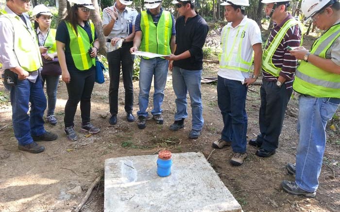 Engineers at the Mabilo copper-gold-silver project on Luzon Island in the Philippines. Credit: RTG Mining