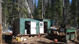 A drill rig at Gold Reach Resources' Ootsa copper-gold project in northwest British Columbia. Credit: Gold Reach Resources