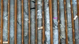 Drill core from the 2201 Zone at Premier Gold Mines' Cove project in Nevada. Credit:  Premier Gold Mines