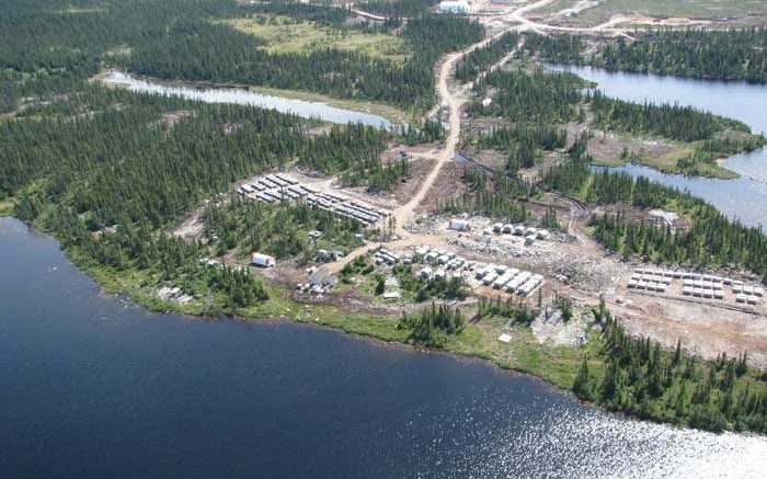 Strateco Resources' Matoush uranium project in Quebec's Otish Mountains. The stalled project's camp was shut down this month to save money.  Credit: Strateco Resources