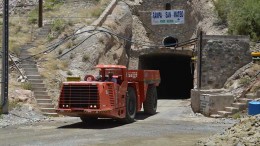 A portal at Golden Minerals' past-producing Velardena silver-gold mine in Mexico's Durango state. Credit: Golden Minerals
