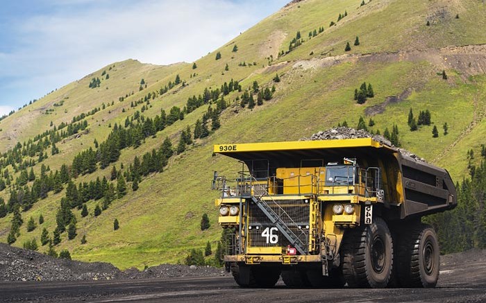 A haul truck at Teck Resources' Fording River coal mine in southeastern British Columbia. Credit: Teck Resources