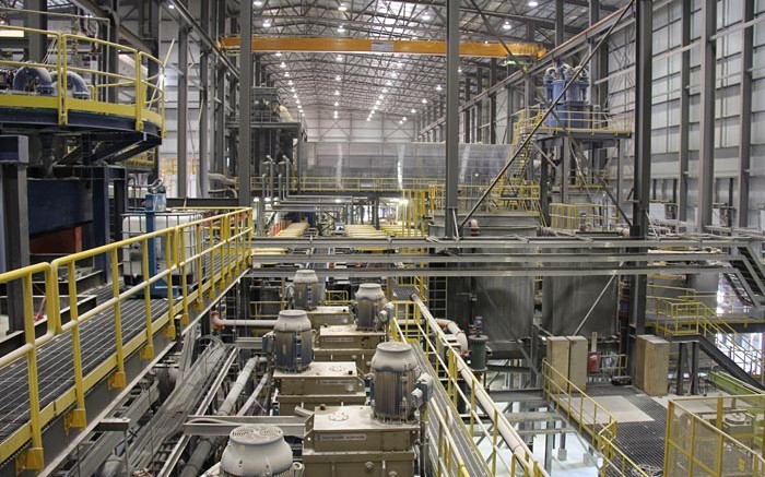 The processing plant at RB Energy's Quebec Lithium project in Quebec, 60 km north of Val-d'Or. Credit: RB Energy