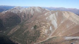 An aerial view of the Tiger gold deposit at Atac Resources' Rackla gold project, 55 km northeast of Keno City in central Yukon. Credit: Atac Resources