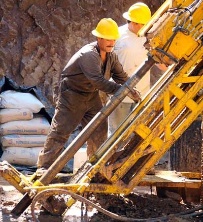 Drillers at work at Paramount Gold & Silver's San Miguel gold-silver project in Mexico. Credit: Paramount Gold & Silver