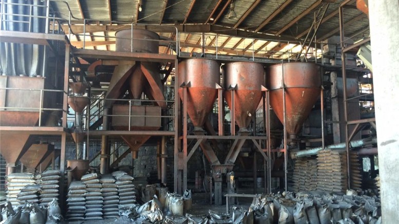 The mill at the past-producing El Tejon graphite mine in Oaxaca, Mexico. Credit: Big North Graphite