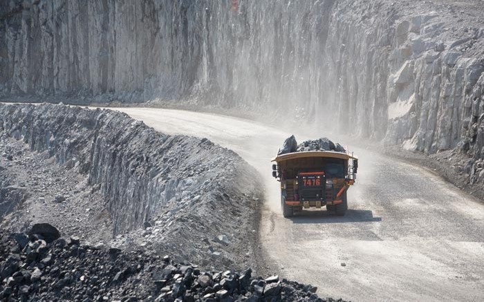 A haul truck at Dominion Diamond's 80%-owned Ekati diamond mine in the Northwest Territories. Credit: Dominion Diamond