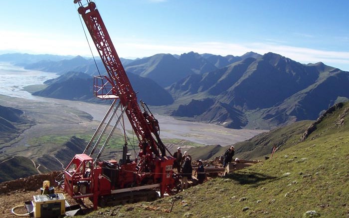 A Major Drilling International's rig deployed in China. Credit: Major Drilling International